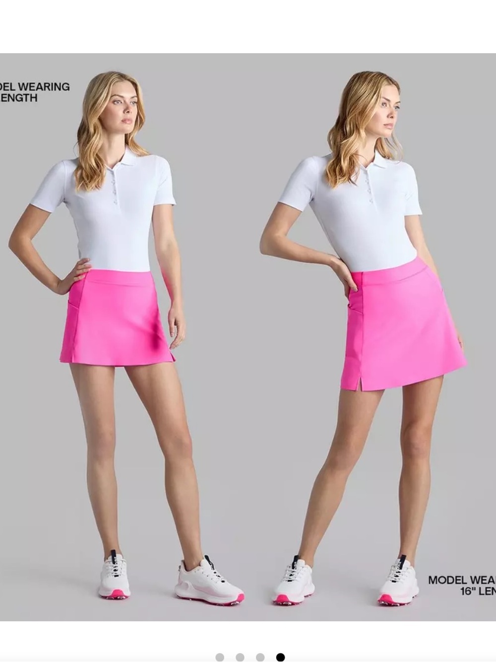 G/FORE Knockout A-line Hot Pink 13” Golf Skort